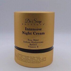 e Soap Boutique - Intensive Night Cream - Rose Water , Sodium Hyaluronate , BNIB